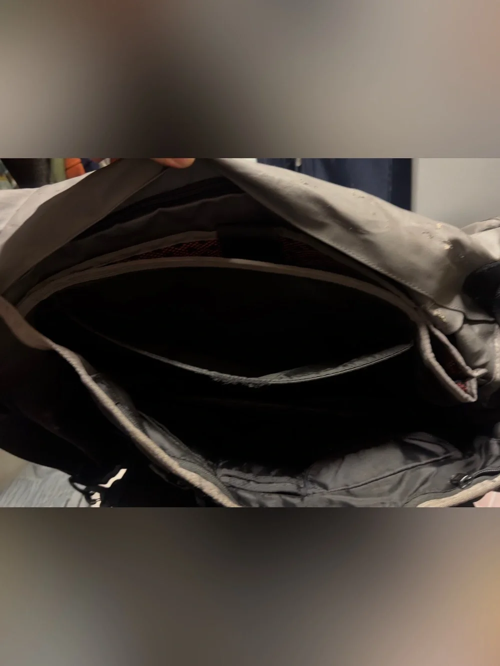 Timbuk2 Black and Gray Messenger Bag